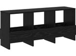 Vidaxl Portariviste In Rovere Nero 102 X 30 X 45 Cm