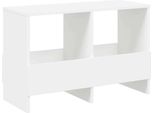 Syfax™ Scaffale Per Riviste Bianco 68,5 X 30 X 45 Cm