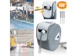 Tubo Per Aria Compressa Jiubiaz Accessori Per Compressori Avvolgitubo Per Aria Compressa Attacco Rapido Da 1/4" Pressione Di Esercizio Massima 12 Bar 30M"