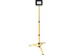 Jiubiaz Led Proiettore Da Costruzione Proiettore Da Lavoro Proiettore Con Treppiede 20W Bianco Freddo