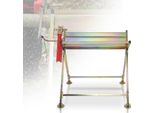Cavalletto Per Sega Tolletour Con Supporto Per Motosega, 81X72X78,5 Cm Carico Massimo 150 Kg Carico 150 Kg Cavalletto Per Motosega Pieghevole, Con Asta Di Misurazione E Coperchio Di Protezione