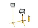 Yakimz Led Proiettore Da Costruzione Proiettore Da Lavoro Proiettore Con Treppiede 50W Bianco Freddo