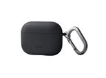 Uniq Etui Nexo Airpods Pro 2 Gen + Ganci Auricolari In Silicone (2022/2023) Szary/Grigio Carbone
