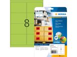 Herma Etiketten A4 Neon-GrüN 99,1X67,7 Mm Papier 160 St.