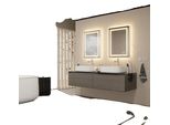 Specchio Da Bagno A Led, Sensore Tattile, Antiappannamento, 20X28 Pollici, Argento