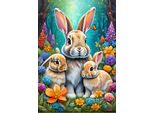 Puzzle Alipson Coniglietti Di Primavera 1000 Pezzi Multicolore