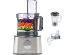 Kenwood Multipro Compact FDM304SS - Robot Da Cucina Compatto Da 2,1 Litri, Potente Aiuto In Cucina Con Accessorio Per Impastare In Acrilico, Taglierino E Altro Ancora