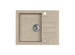Alveus Cz Alveus Rock 30 G- 55 Beige (595X475Mm)+ Sifone A Scomparsa