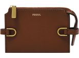 Fossil Porta Carte Di Credito Kier Card Case Brown Marrone