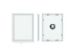 Specchio Da Bagno, Illuminazione A Led, Tecnologia Antiappannamento, 23,6 X 31,5 Pollici