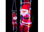 Gotel Ll2 Babbo Natale Su Scala A Led Xxl Decorazione Con Serpente