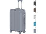 Voyagoux® - Valigia Da Trasporto - 40L - Trolley - Valigia Da Viaggio Con Rotelle - Grigio Nardo - Chiusura Tsa
