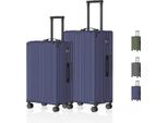 Voyagoux® - Set Di Valigie Da Viaggio M/L - Valigia - 2 Pezzi - Valigia Da Viaggio Con Ruote - Blu Scuro - Chiusura Tsa