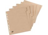 Oxford 100204964 Oxford Karton-Register Touareg, Blanko, Din A4, 5-Teilig