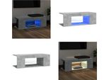 Vidaxl Mobile Tv Con Luci Led Grigio Cemento 90X39X30 Cm - Mobile Tv - Mobili Tv - Mobile Tv Con Led - Mobili Tv