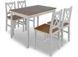 Syfax™ Set Da Pranzo 5 Pz Marrone E Bianco