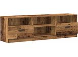 Syfax™ Mobile Porta Tv Legno Vecchio 150X33,5X45 Cm Legno Multistrato