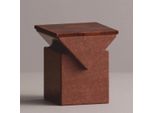 Casa Padrino Sgabello Marrone / Marrone Scuro H. 50 Cm - Mobili Da Giardino In Calcestruzzo