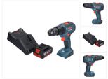 Bosch Gsb 18V-55 Trapano A Percussione Professionale A Batteria 18 V 55 Nm Brushless + 1X Batteria Ricaricabile 5,0 Ah + Caricabatterie