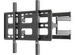 Wisfor Supporto A Parete Per Tv Extra Stabile, Girevole Ed Estensibile Per Tv Da 55" A 100"" Pollici Fino A 120 Kg, Vesa Max 800 X 600 Mm, Supporto Tv Preassemblato"
