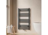 Emke Radiatore Da Bagno Asciugamano Scaldasalviette 60X100Cm 498 Watt Antracite Radiatore Da Bagno Attacco Medio Senza Elemento Riscaldante