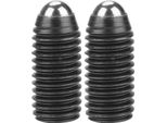 10 Pezzi M12 Filettatura Vite Esagonale Presa Acciaio Al Carbonio Molla A Sfera Set (M12*25)