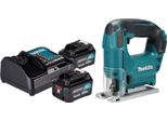 Makita Jv 101 Dsm Seghetto Alternativo A Batteria 12 V Max. 65 Mm + 2X Batteria 4,0 Ah + Caricabatteria