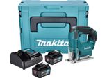 Makita Jv 101 Dsmj Seghetto Alternativo A Batteria 12 V Max. 65 Mm + 2X Batteria 4,0 Ah + Caricabatteria + Makpac