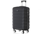 Voyagoux® Revelation - Valigia Da Viaggio Grande - 113L - Valigia - Valigia Da Viaggio Con Rotelle - Nero - Chiusura Tsa