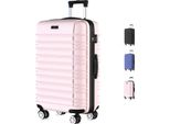 Voyagoux® Avalon - Valigia Da Trasporto - 39L - Trolley - Valigia Da Viaggio Con Ruote - Rosa Chiaro - Chiusura Tsa