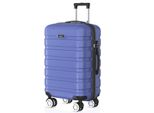 Voyagoux® Revelation - Valigia Da Viaggio Media - 71L - Valigia - Valigia Con Ruote - Blu - Chiusura Tsa