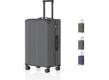 Voyagoux® - Valigia Media - 71L - Valigia - Valigia Con Ruote - Grigio Scuro - Chiusura Tsa