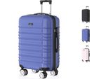 Voyagoux® Avalon - Valigia Da Viaggio Grande - 113L - Valigia - Valigia Da Viaggio Con Ruote - Blu - Chiusura Tsa