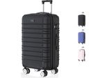 Voyagoux® Avalon - Valigia Media - 71L - Valigia - Valigia Con Ruote - Nero - Chiusura Tsa