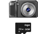 Inf Cattura I Ricordi Con La Fotocamera Digitale K10 E La Scheda Tf Da 32 Gb Nero