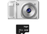 Inf Cattura I Ricordi Con La Fotocamera Digitale K10 E La Scheda Tf Da 32 Gb Bianco