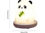 Carino Luce Notturna Per Bambini Portatile Ricaricabile 3 Modalità Led Luce Notturna Silicone Lampada Vivaio Regali Ragazze Ragazzi Ragazzi