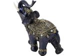 Elefante Figurina Resina Feng Shui Ricchezza Fortuna Elefante Statua Ornamento Decorativo Per Casa Regalo Di Inaugurazione Blu L