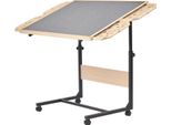 Succebuy Tavola Puzzle Arrotolabile Con 4 Cassetti E Design Portatile