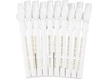 10Pcs Penne Da Cucito Cancellabili Gesso Idrosolubile Per Sarti Con Cappuccio A Pennello Strumenti Di Tracciamento Per La Casa Bianco