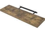 Scaffale A Parete Galleggiante - Scaffale Per Libri/Display - 70×22,9×3,8 Cm - Mdf E1 Con Pvc - Necessario Il Montaggio Con Trapano - Robusto E Durevole - Verde Chiaro