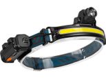 Lampada Frontale A Led 90��Wide Angle 2000Mah Night Walking Headlamp Cob E Xpg 6 Modalità Di Luce Sensore Di Movimento Headlight Ricaricabile Fascia Impermeabile Luce Leggera Per Camping Running Riparazione