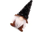 Bambola Gnomo Senza Volto Decor Buona Fortuna Allegria Ornamenti Di Natale Alla Moda Per Davanzale Della Finestra Scaffale Marrone Chiaro 18X8Cm/7.1X3.15In