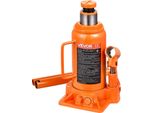 Vevor Cric Idraulico A Bottiglia 12 T 205-400 Mm Gamma Di Sollevamento, Cric A Martinetto Per Auto Suv Pickup Auto Riparazione Casa Ascensore Attrezzature Agricole, Arancione