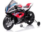 Elektro-Elektromotorrad 12V - BMW HP4 Race - 3 bis 7 Jahre - EVA-Räder - Rot