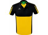 Erima Six Wings Polo Uomo - Giallo / Nero