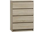 Cassettiera Con Cassetti Stretta Taavi - Rovere Sonoma
