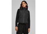 Urban Classics - Gilet Reversibile Da Donna Nero/Fucsia - S