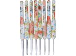 Set Di Ganci Per Uncinetto, Ganci Per Uncinetto, Gancio Per Uncinetto Colorato, Ago Per Uncinetto, Manico Per Uncinetto, Gancio Per Lavorare A Maglia