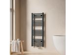 Emke Radiatore Da Bagno Asciugamano Scaldasalviette 40X100Cm 356 Watt Antracite Radiatore Da Bagno Attacco Medio Senza Elemento Riscaldante